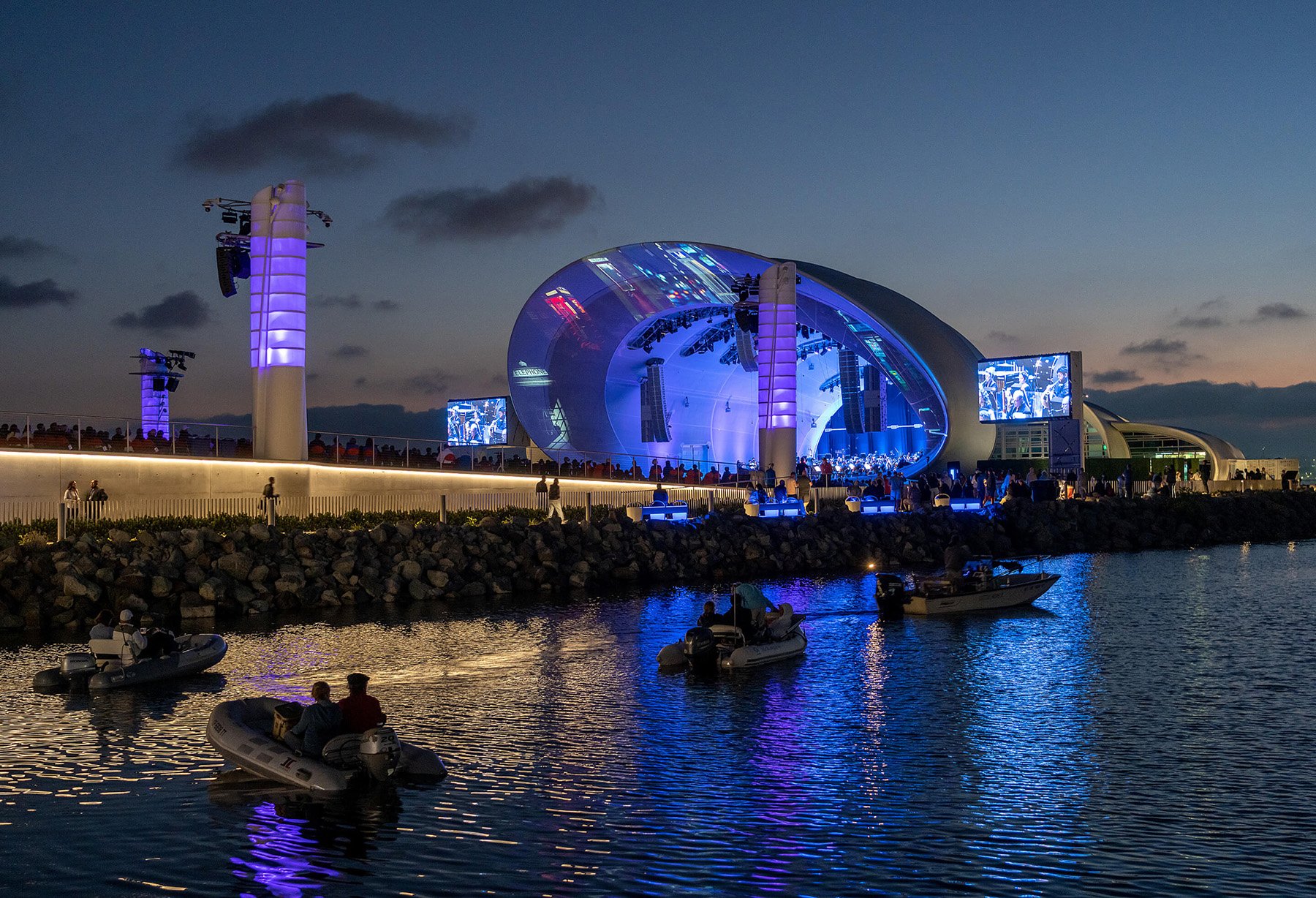 The Rady Shell at Jacobs Park in San Diego
